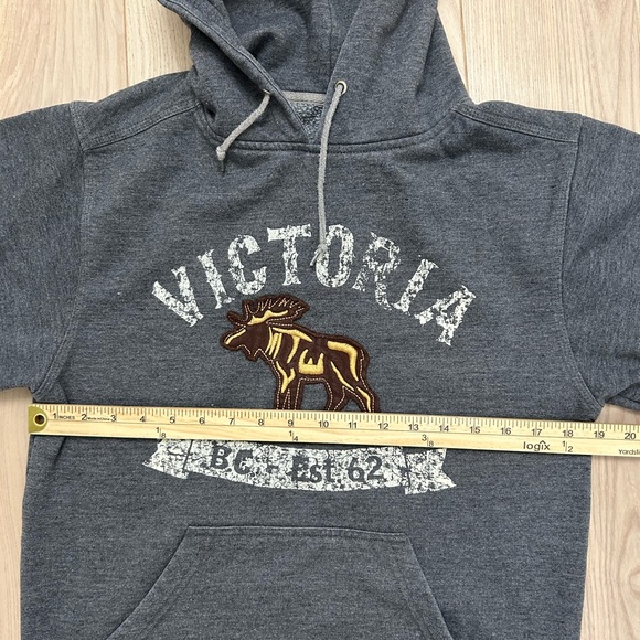 Canadian Vintage Victoria Moose Sweatshirt Hoodie Men’s Size Small - Picture 6 of 8